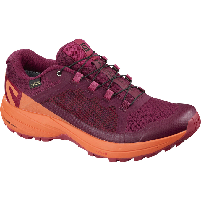 SALOMON XA ELEVATE GTX® W Philippines - Women's Trail Running Shoes - Dark Red/Orange | 728364-IZU